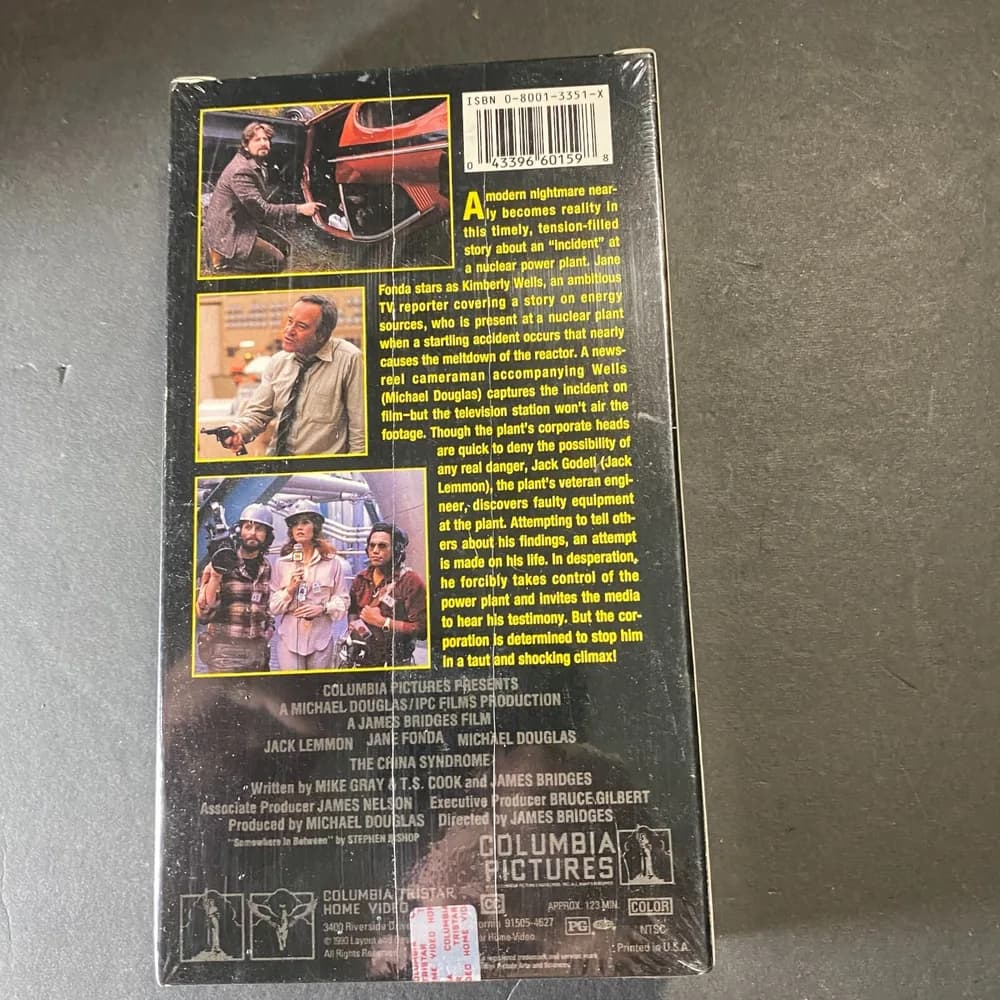 NEW SEALED The China Syndrome VHS Brand Jack Lemmon, Jane Fonda, Michael Douglas - Image 3