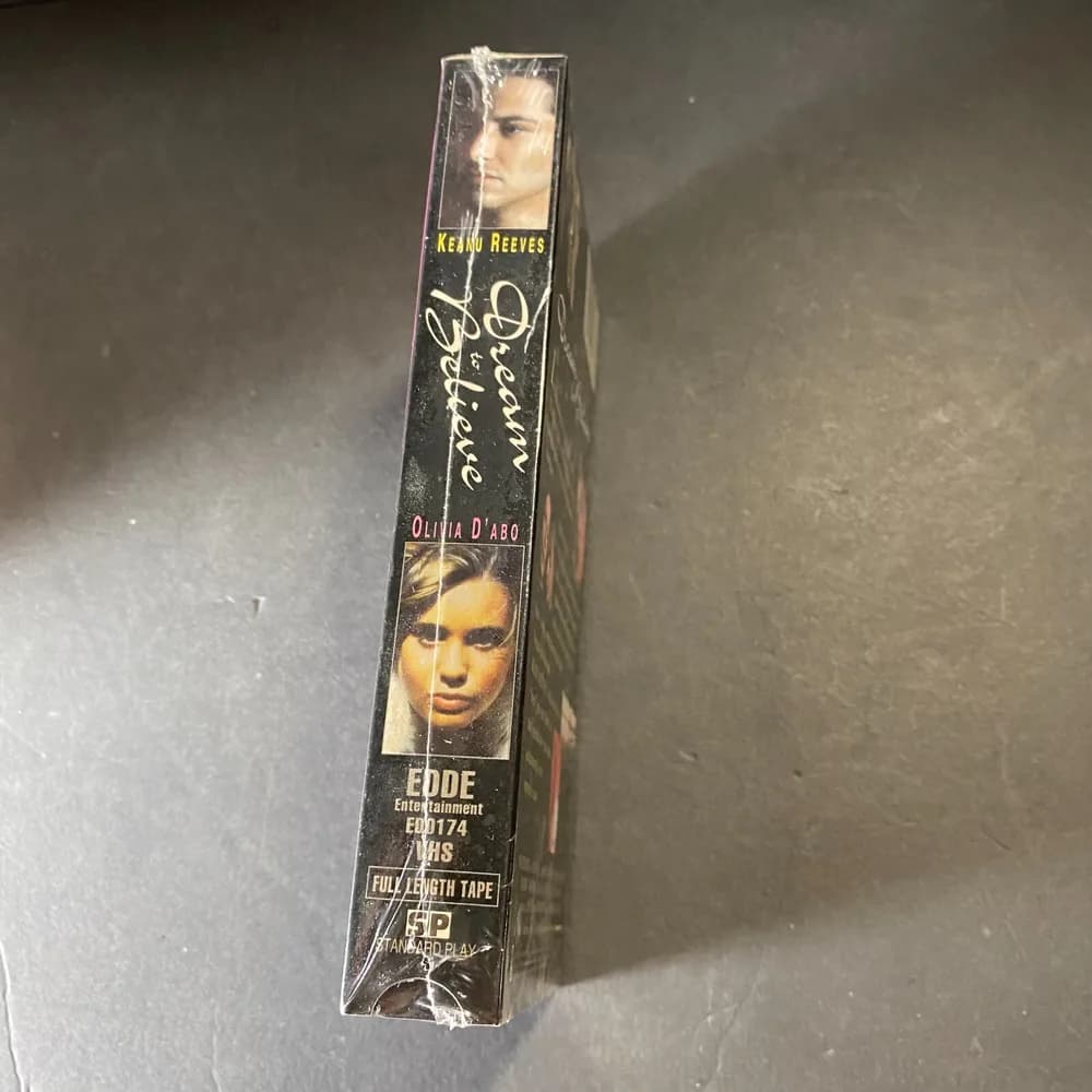 NEW SEALED DREAM TO BELIEVE VHS aka TEENAGE DREAM VHS 1986 KEANU REEVES DEBUT  - Image 2