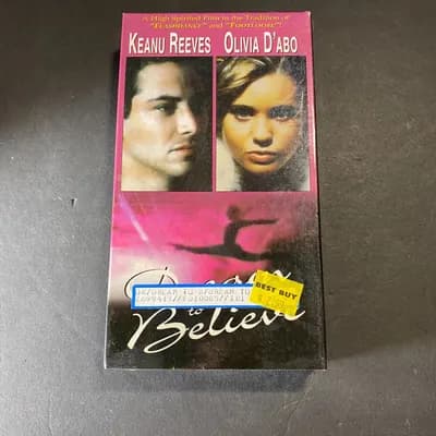 NEW SEALED DREAM TO BELIEVE VHS aka TEENAGE DREAM VHS 1986 KEANU REEVES DEBUT 