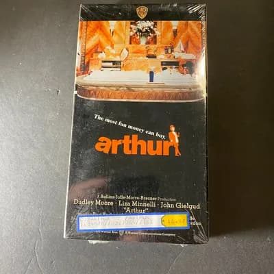 NEW SEALED Arthur VHS 1981-6 Warner Home Video Rare 