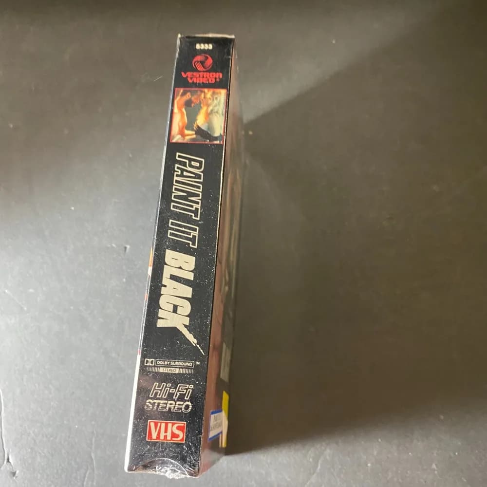 NEW SEALED Rare Paint it Black VHS (1989) Sally Kirkland Vestron video watermark - Image 4