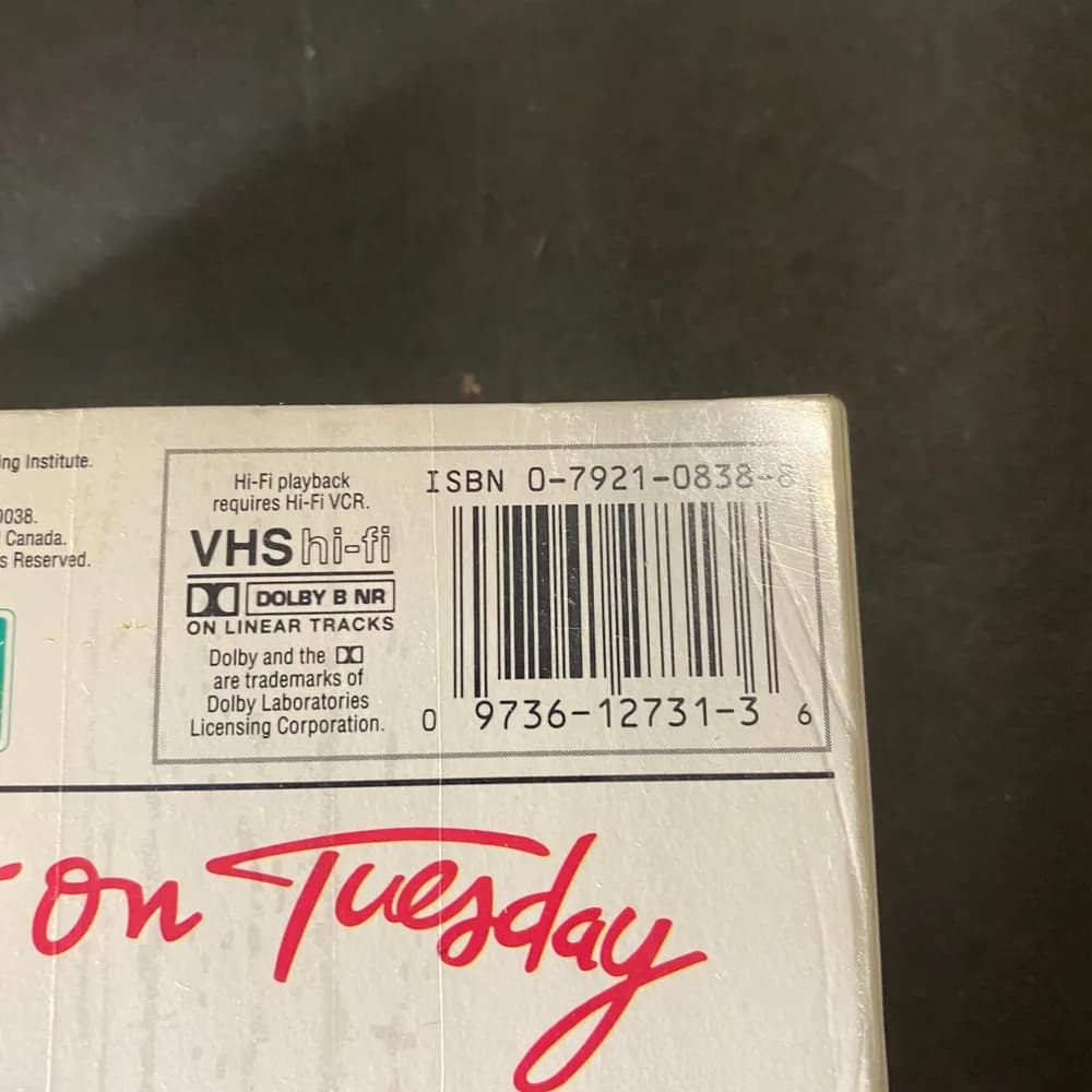 BRAND NEW  SEALED Never On Tuesday (VHS, 1989) Claudia Christian RARE  - Image 4