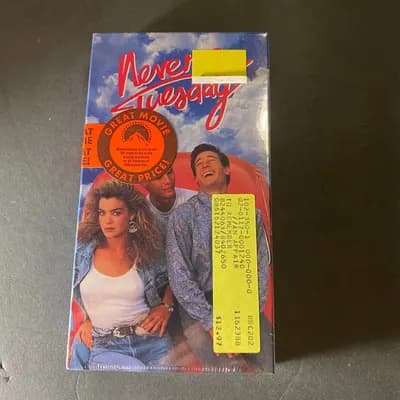 BRAND NEW  SEALED Never On Tuesday (VHS, 1989) Claudia Christian RARE 