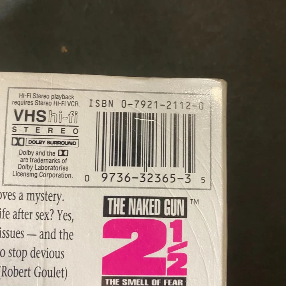 NEW SEALED The Naked Gun 2 1/2: The Smell of Fear VHS Sealed Paramount 1991 - Image 4