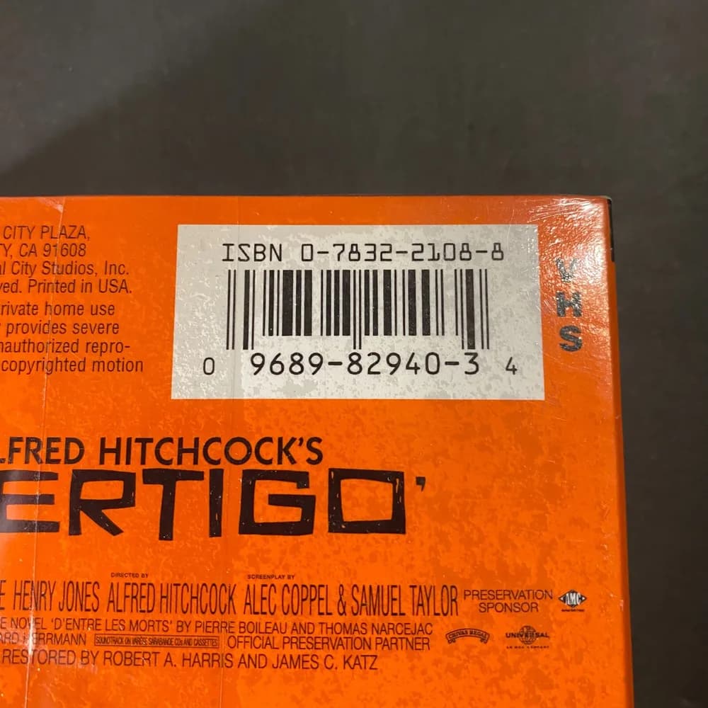NEW SEALED Vertigo (VHS, 1997, Restored, remastered, widescreen version) - Image 4