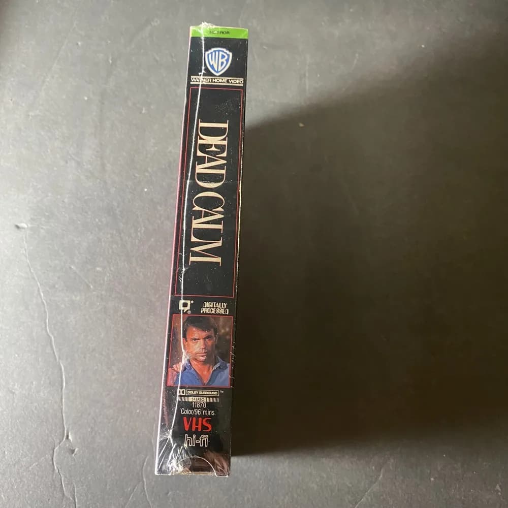 NEW SEALED Dead Calm (VHS, 1995) Warner home video watermark! - Image 2
