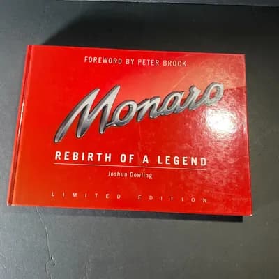 Monaro | Rebirth of a Legend by Joshua Dowling (Hardcover, 2003) LIMITED EDITION