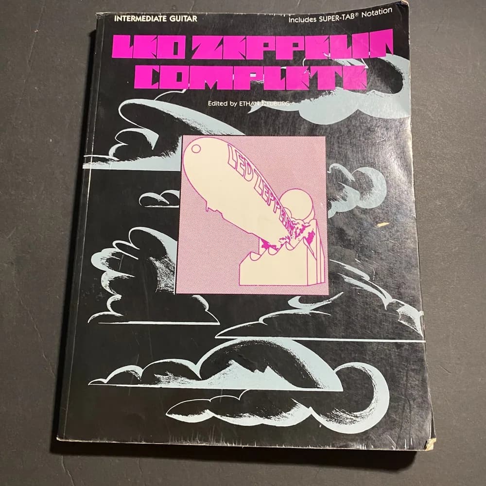 Led Zeppelin Complete Songbook Intermediate Guitar 1990 Neuburg Heartbreaker