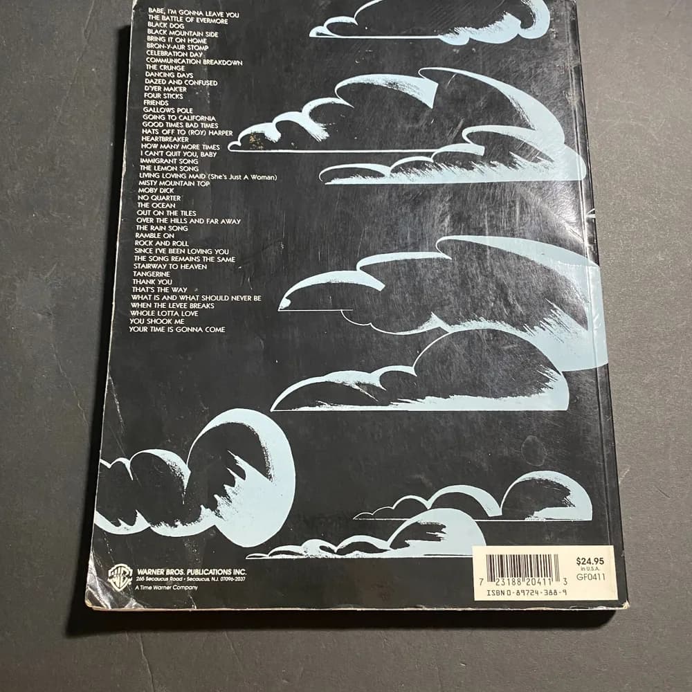 Led Zeppelin Complete Songbook Intermediate Guitar 1990 Neuburg Heartbreaker - Image 3