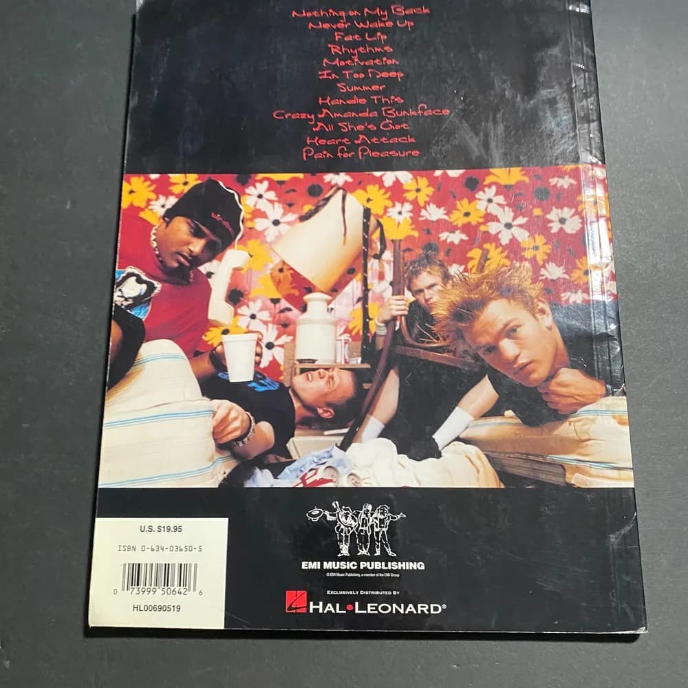 SUM 41, "All Killer No Filler" GUITAR TAB Music SongBook Tablature PVG GRUNGE - Image 4