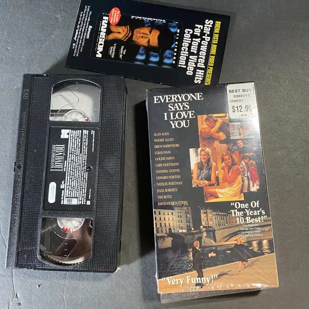 Everyone Says I Love You (VHS, 1997) PLAY TESTED