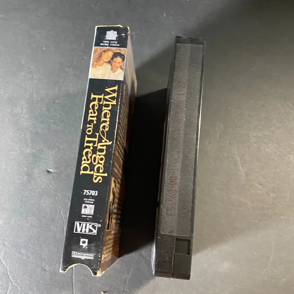 Where Angels Fear to Tread VHS Helena Bonham-Carter, Judy Davis PLAY TESTED - Image 4