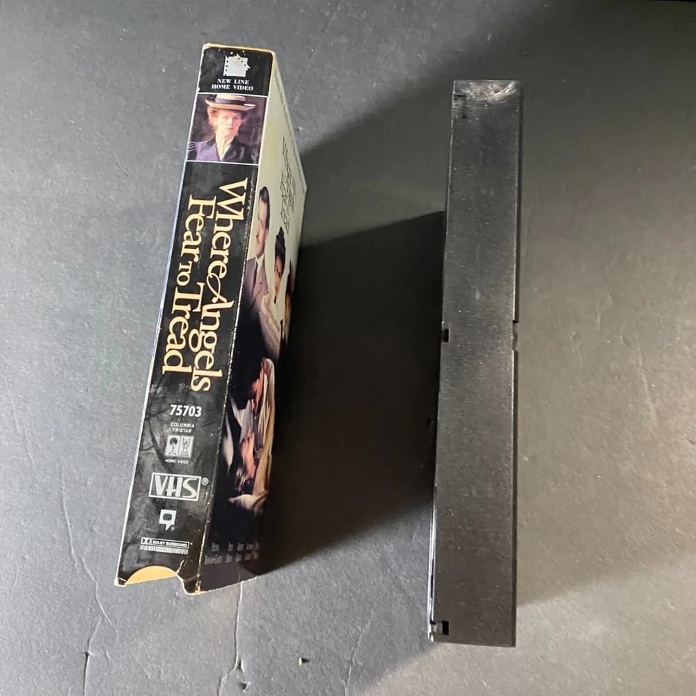 Where Angels Fear to Tread VHS Helena Bonham-Carter, Judy Davis PLAY TESTED - Image 6