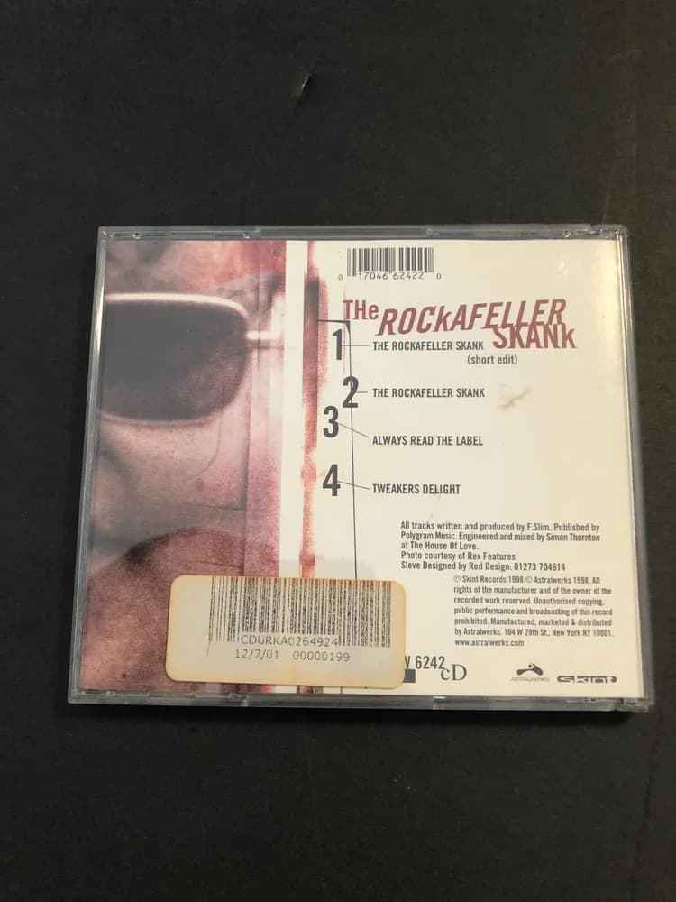 Fat Boy Slim The Rockafeller Skank (CD) - Image 2