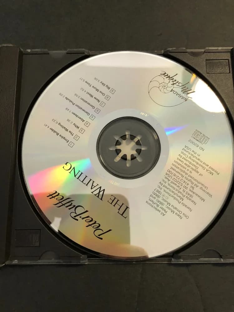 The Waiting by Peter Buffett (CD, 1987 Narada) Synth Progressive New Age - Image 4