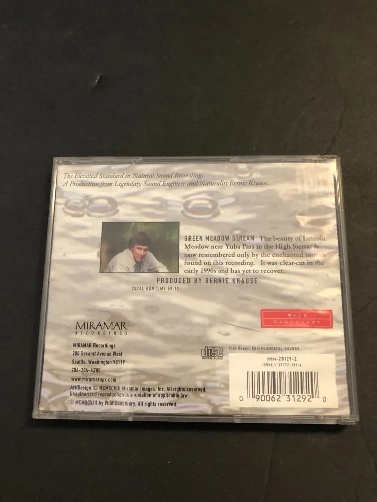 NEW SEALED BERNIE KRAUSE - Green Meadow Stream - CD  - Image 3