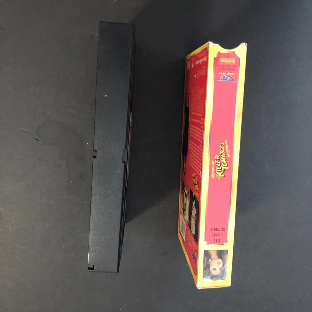 Return Of The Killer Tomatoes Rare VHS Horror Comedy George Clooney PLAY TESTED - Image 4