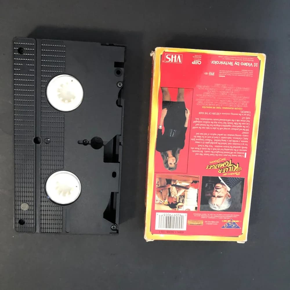 Return Of The Killer Tomatoes Rare VHS Horror Comedy George Clooney PLAY TESTED - Image 5