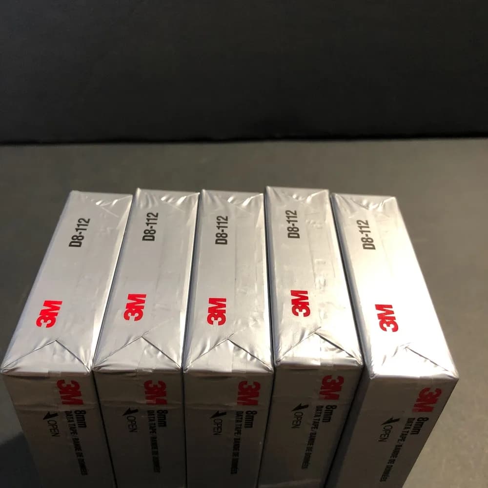 LOT OF 5: 3M 8mm D8-112 Data Tape NEW / SEALED - Image 6