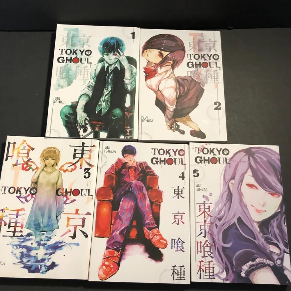 Tokyo Ghoul English Manga Lot Vol 1-5 1,2,3,4,5 - Image 2