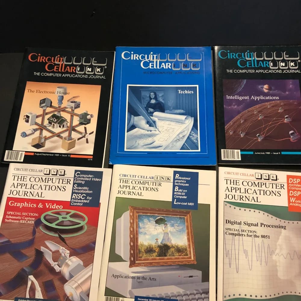 LOT OF 10: Circuit Cellar Ink Magazine Vintage 1988 1989 1991 1990 - Image 5