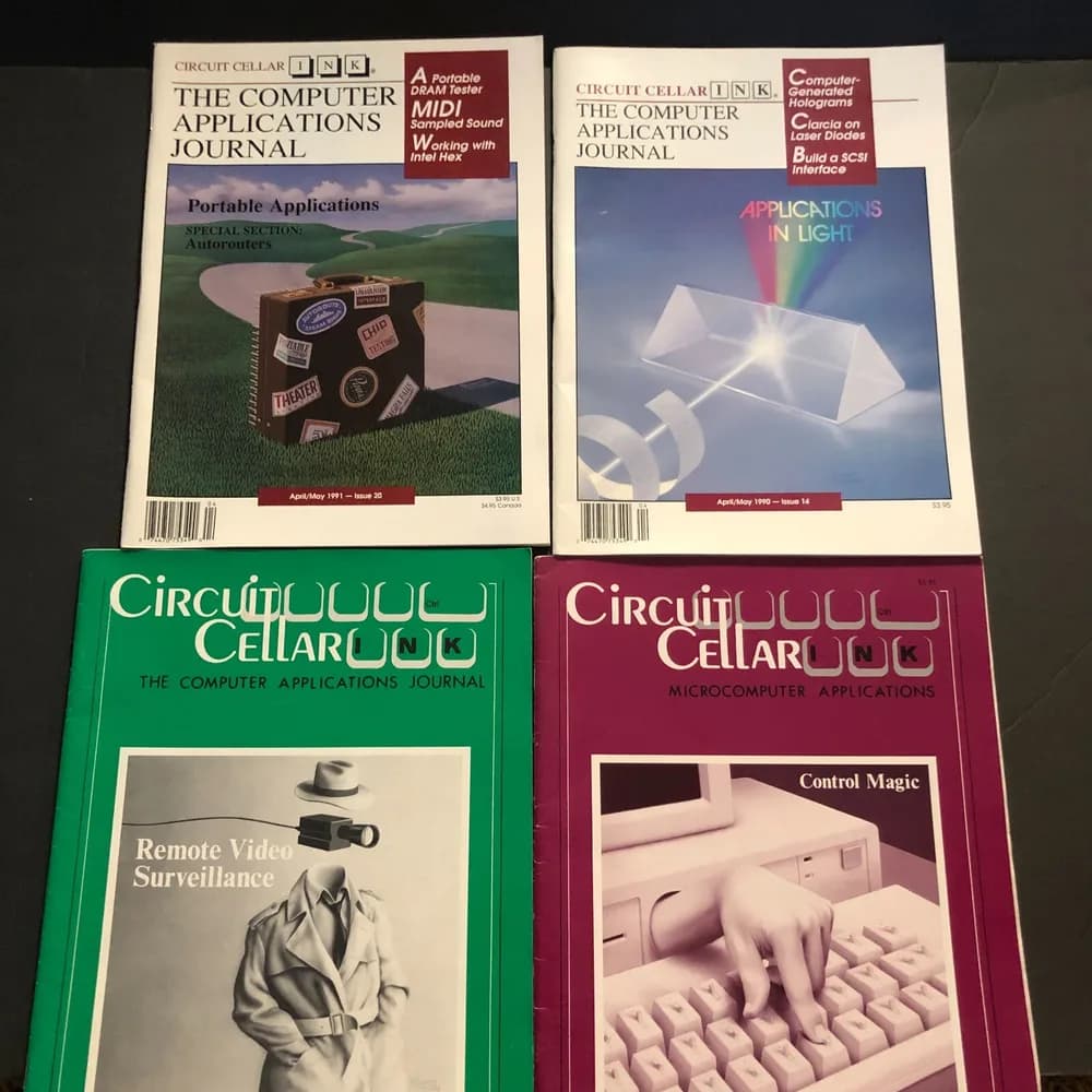 LOT OF 10: Circuit Cellar Ink Magazine Vintage 1988 1989 1991 1990 - Image 6
