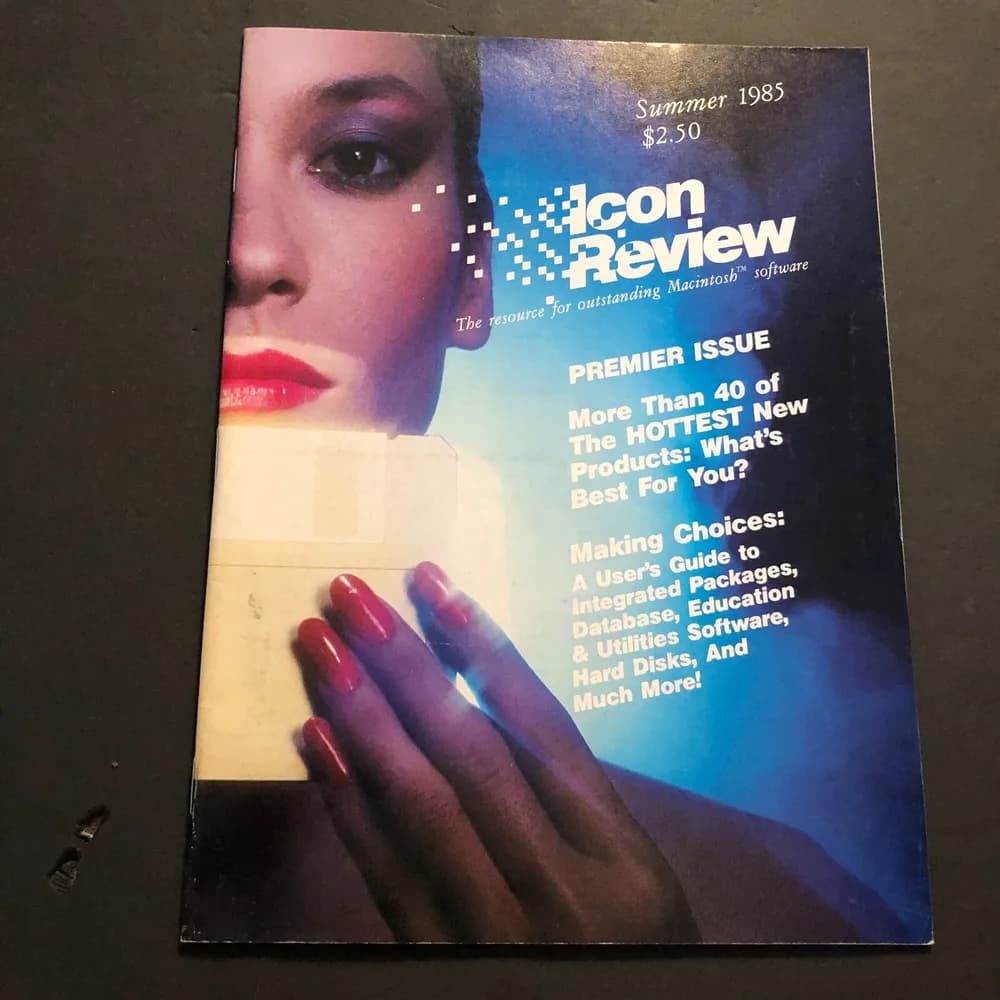 Vintage Icon review magazine | Summer 1985 Macintosh Premier Issue Mac Apple