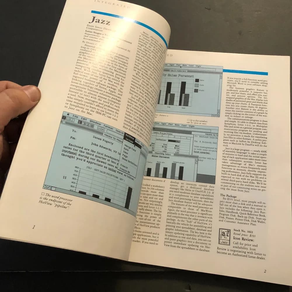 Vintage Icon review magazine | Summer 1985 Macintosh Premier Issue Mac Apple - Image 6