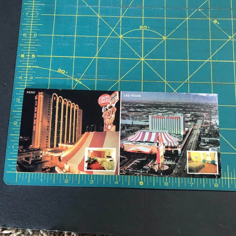 Postcard Las Vegas Reno Nevada Circus Circus Casino Resort Midway Fun For All  - Image 6