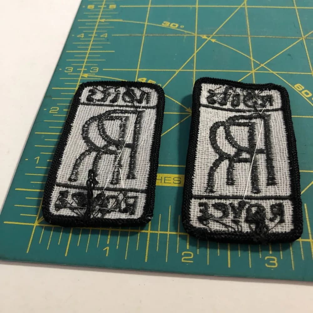 LOT OF 2: Rolls Royce Automobiles RR Emblem Logo Souvenir Embroidered Patch  - Image 3