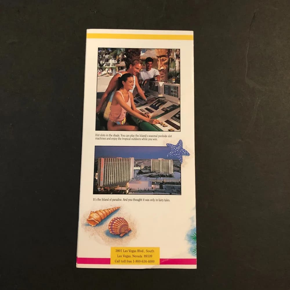 Vintage Tropicana Las Vegas Casino Paradise Found Tiki Hawaii Hotel Brochure 90s - Image 3