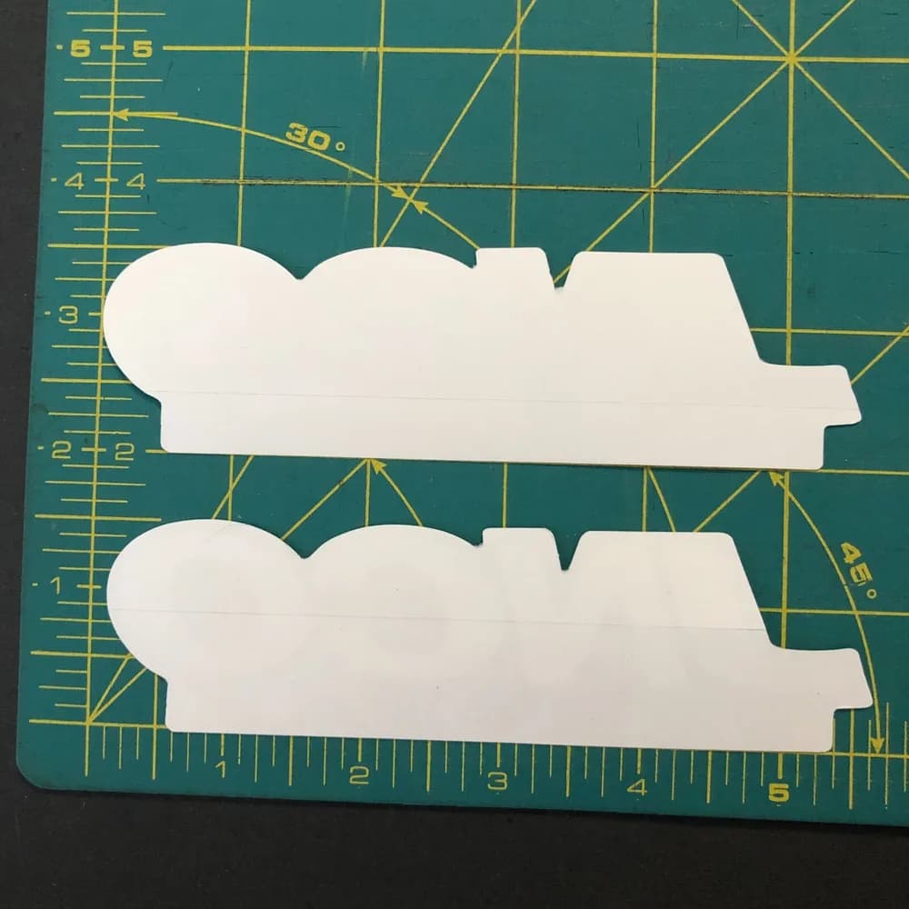 Lot of 2. Black & White Unused JNCO Jeans Sticker RARE MCMLXXXV - Image 2