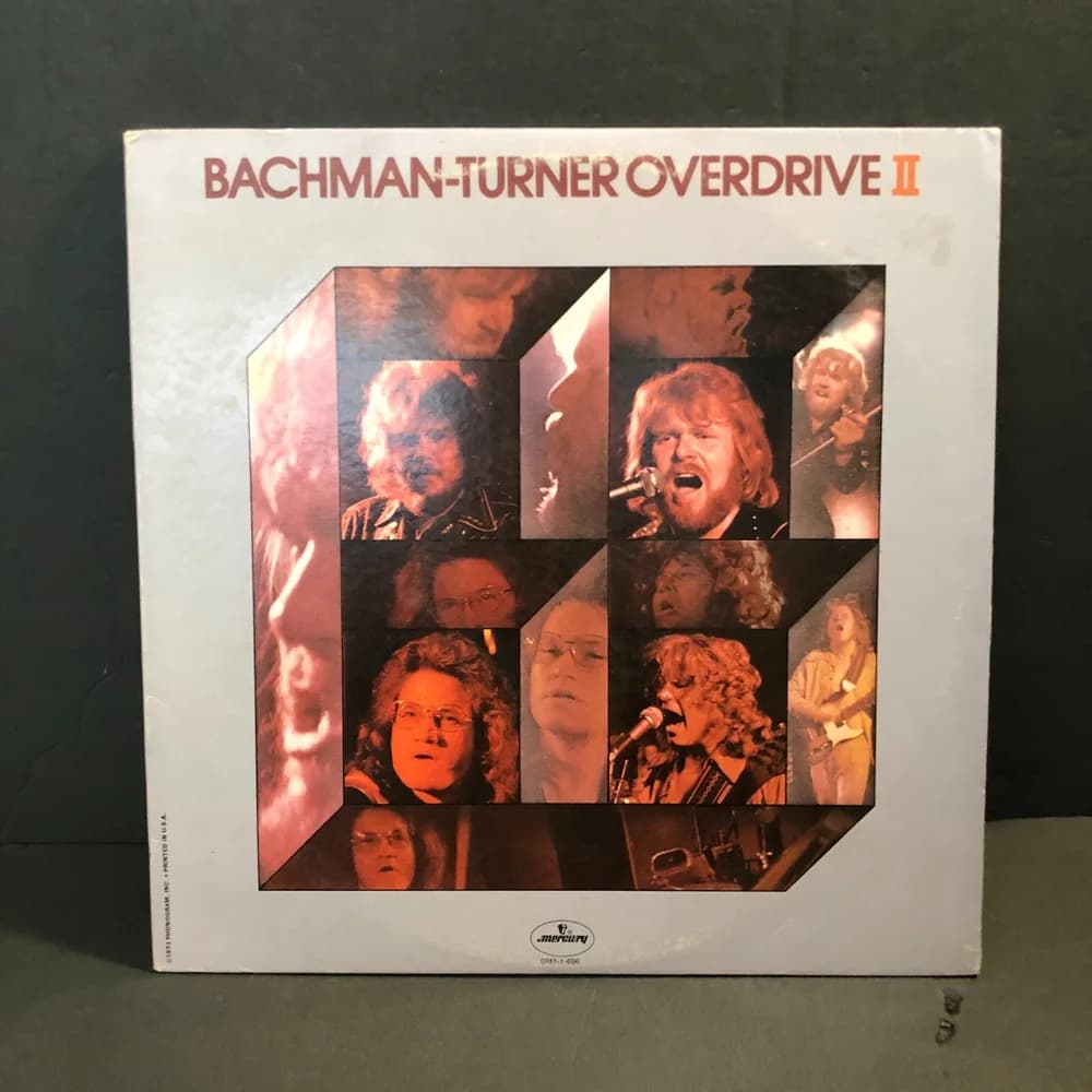 BACHMAN Turner Overdrive II Mercury LP 1973 Takin' Care Of Business Rock