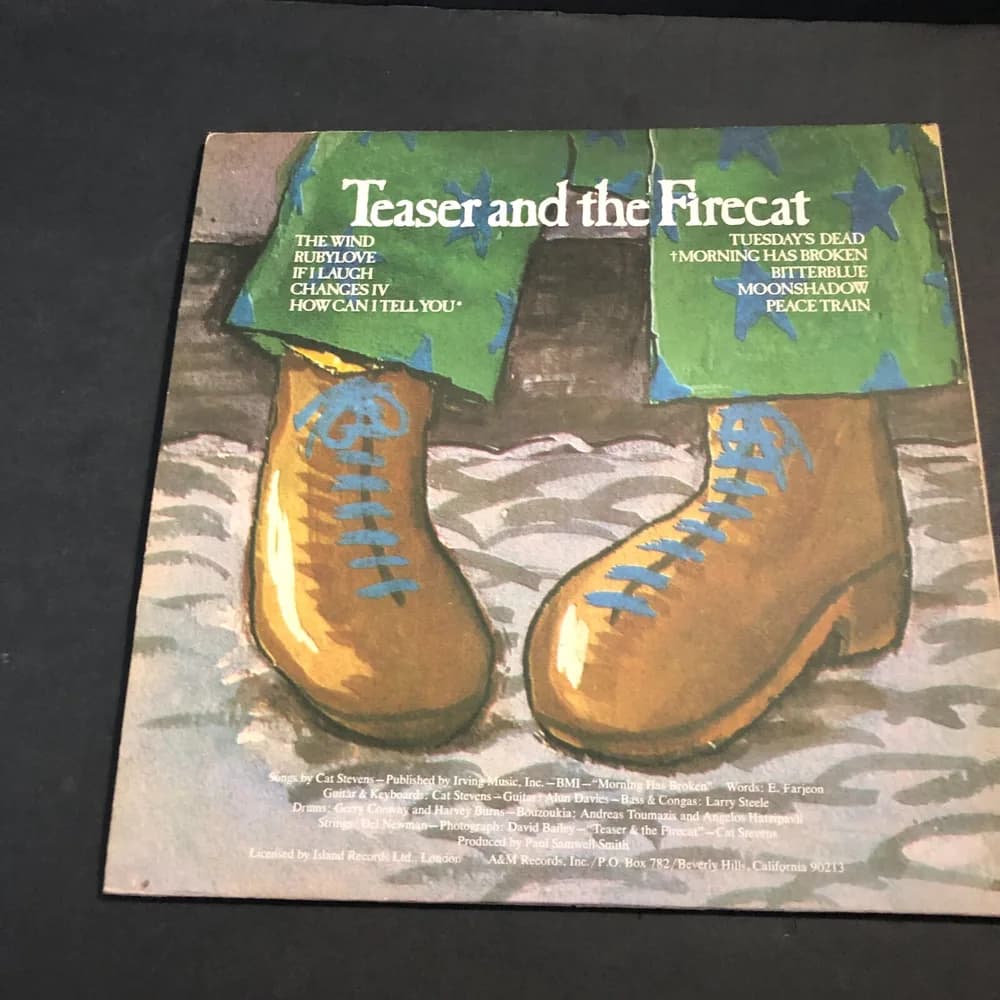 Cat Stevens Teaser and the Firecat Original 1970s A&M Records SP-4313 - Image 3