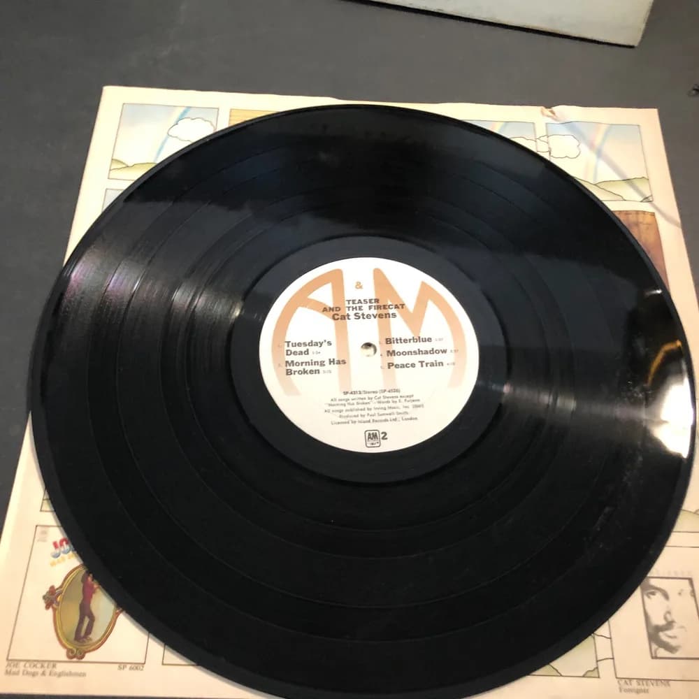 Cat Stevens Teaser and the Firecat Original 1970s A&M Records SP-4313 - Image 8