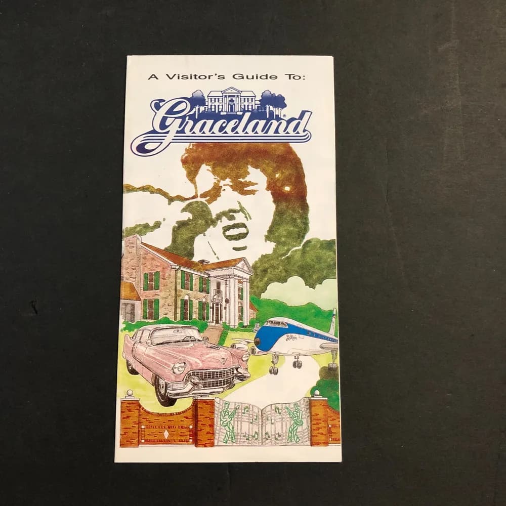 Elvis Presley • Vintage Pamphlet • A Visitor's Guide To Graceland