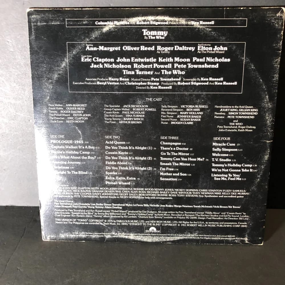 Tommy - Movie Original Soundtrack Recording  Vinyl  PD2-9502 2LP - Image 5