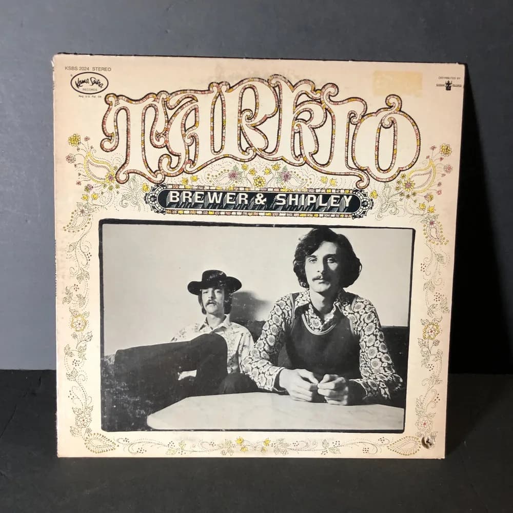 Brewer & Shipley Tarkio Road Vinyl LP album record 2024 KAMA SUTRA JERRY GARCIA  - Image 2