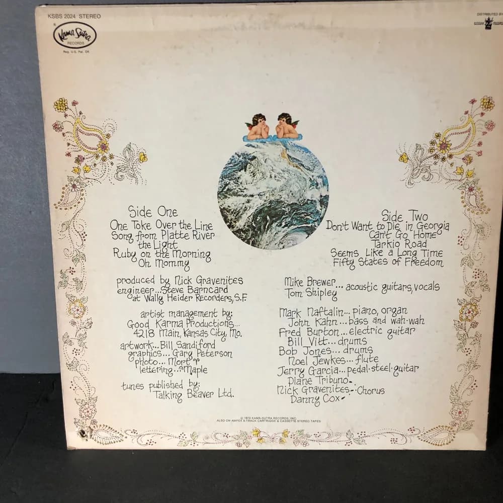 Brewer & Shipley Tarkio Road Vinyl LP album record 2024 KAMA SUTRA JERRY GARCIA  - Image 4