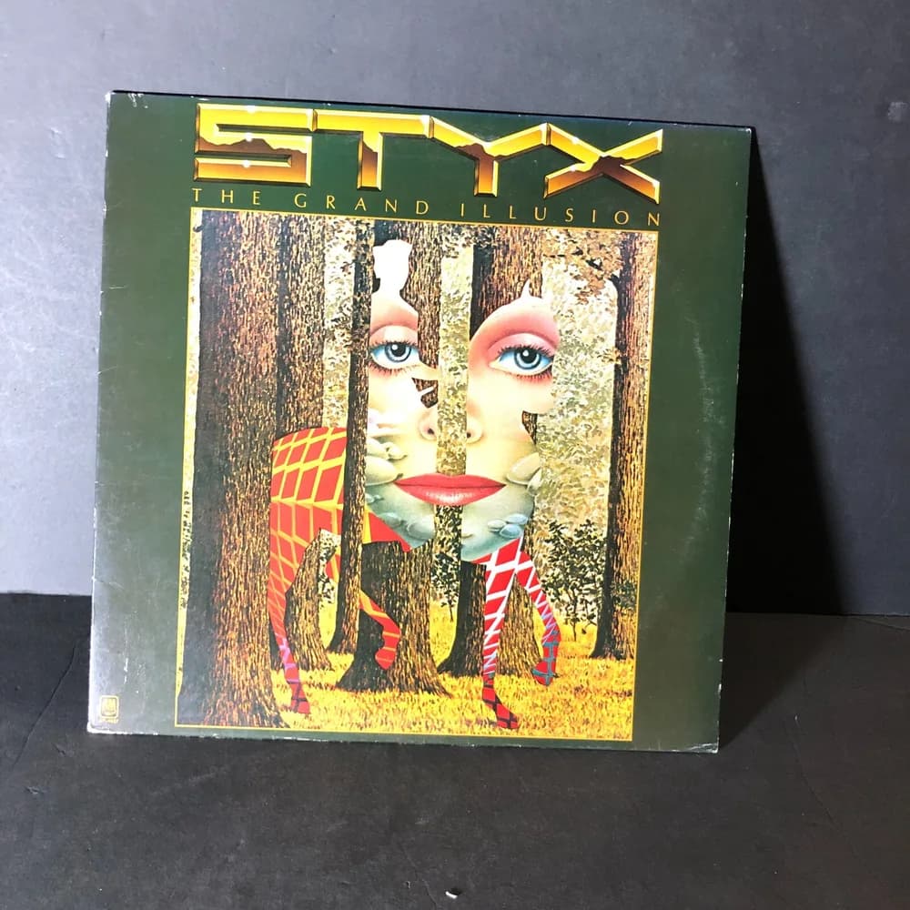 Styx The Grand Illusion Vinyl Record LP 1977 A&M SP-4637