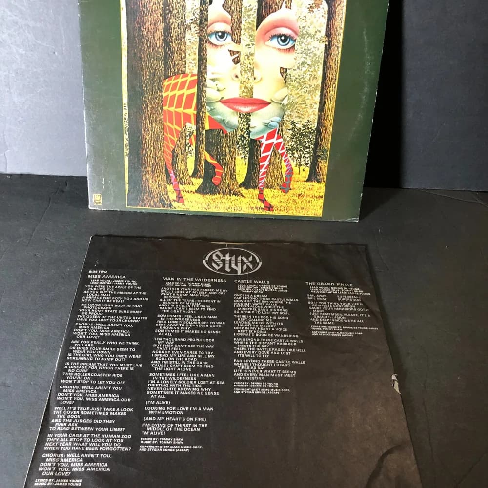 Styx The Grand Illusion Vinyl Record LP 1977 A&M SP-4637 - Image 5
