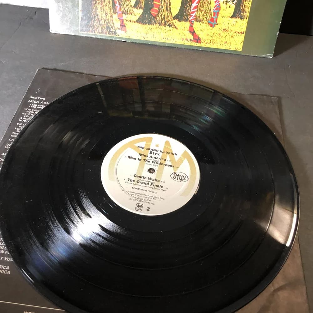 Styx The Grand Illusion Vinyl Record LP 1977 A&M SP-4637 - Image 6
