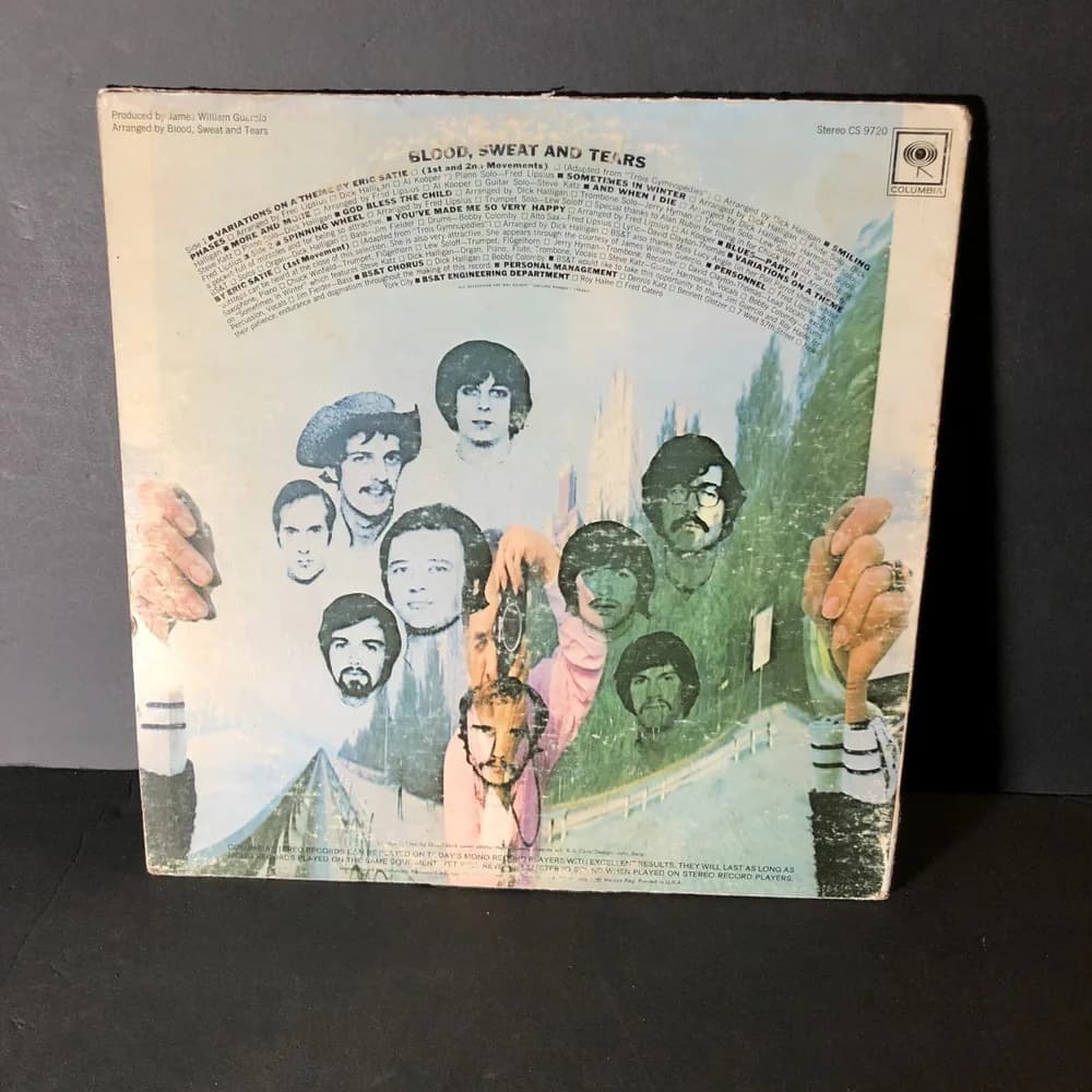 Blood, Sweat And Tears ‎– Blood, Sweat And Tears LP 1968 Columbia ‎– CS 9720 - Image 3
