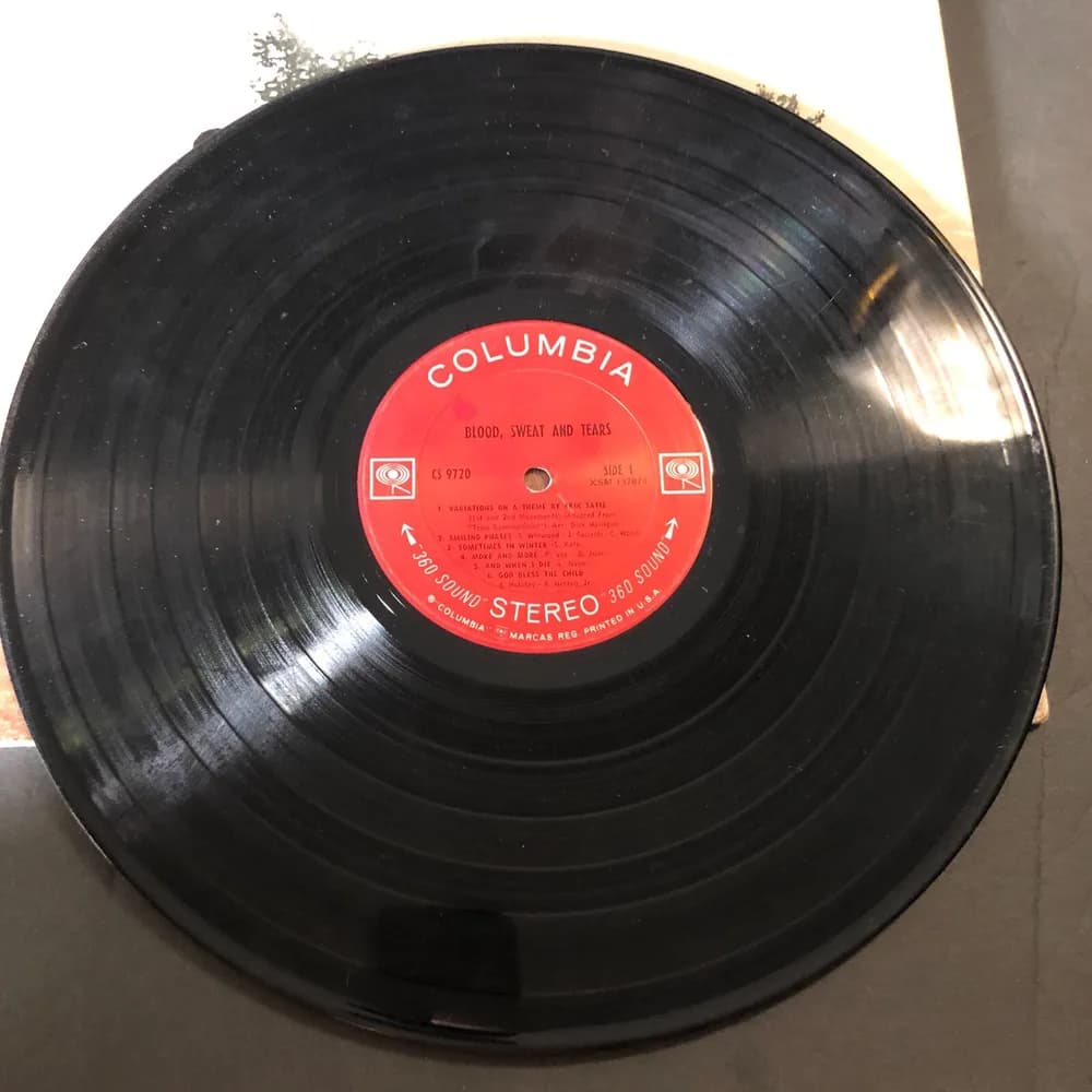 Blood, Sweat And Tears ‎– Blood, Sweat And Tears LP 1968 Columbia ‎– CS 9720 - Image 6
