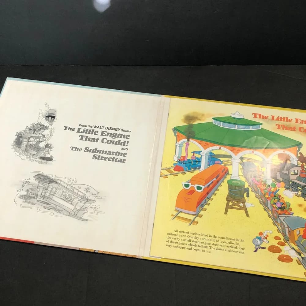 Disneyland Record The Little Engine That Could 3958 Record And Illustrated Book - Image 5