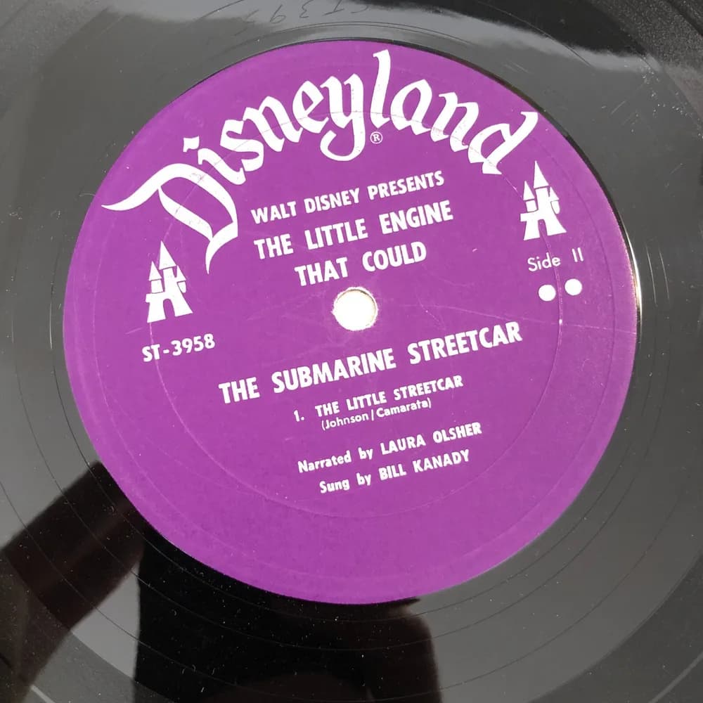 Disneyland Record The Little Engine That Could 3958 Record And Illustrated Book - Image 8