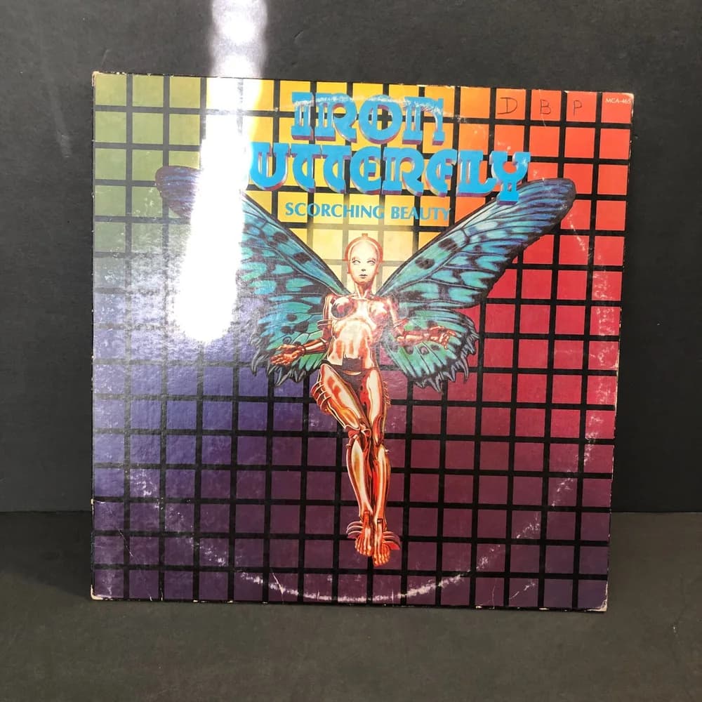 IRON BUTTERFLY "Scorching Beauty" Vinyl LP - MCA Records  MCA-465  1975 - Image 2