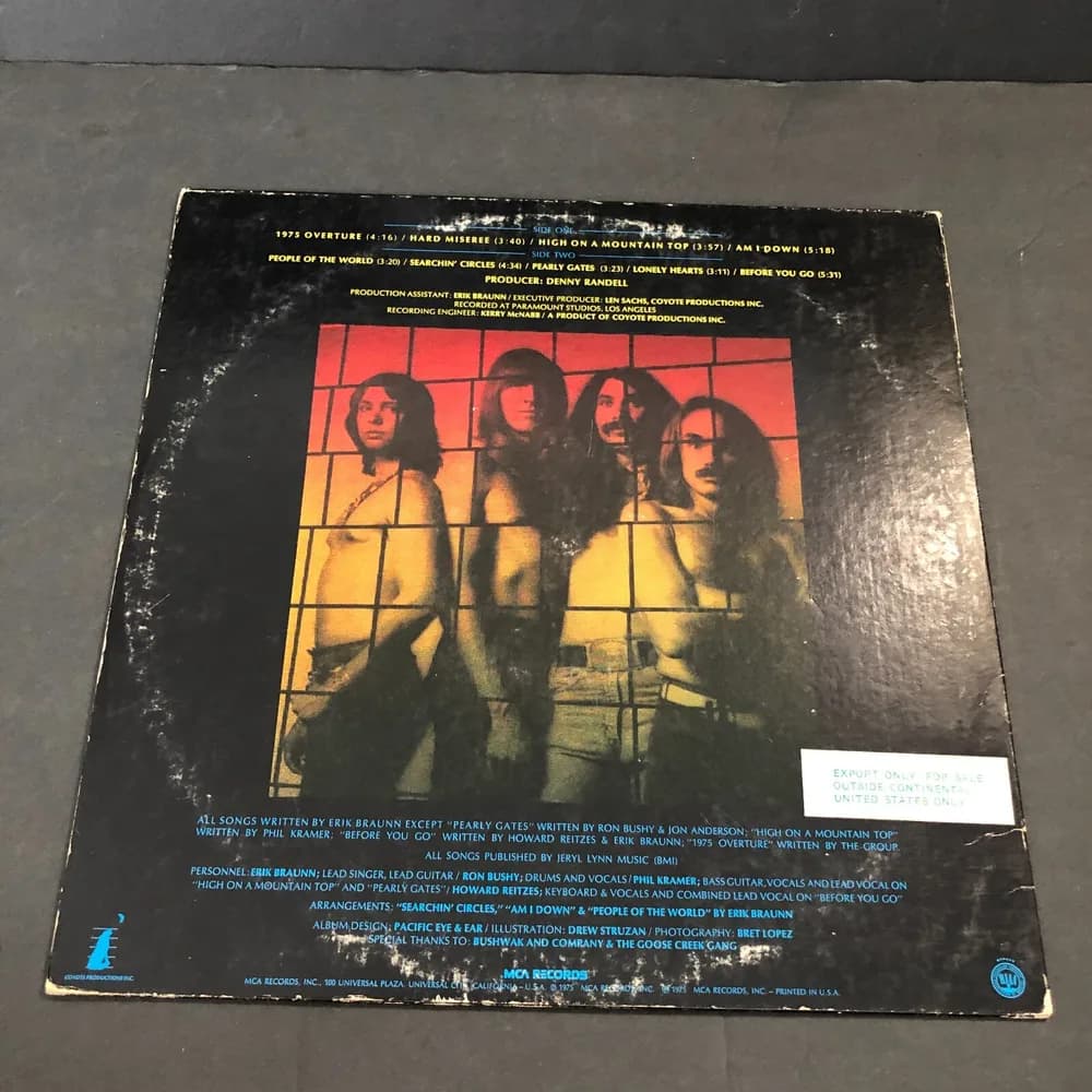 IRON BUTTERFLY "Scorching Beauty" Vinyl LP - MCA Records  MCA-465  1975 - Image 4