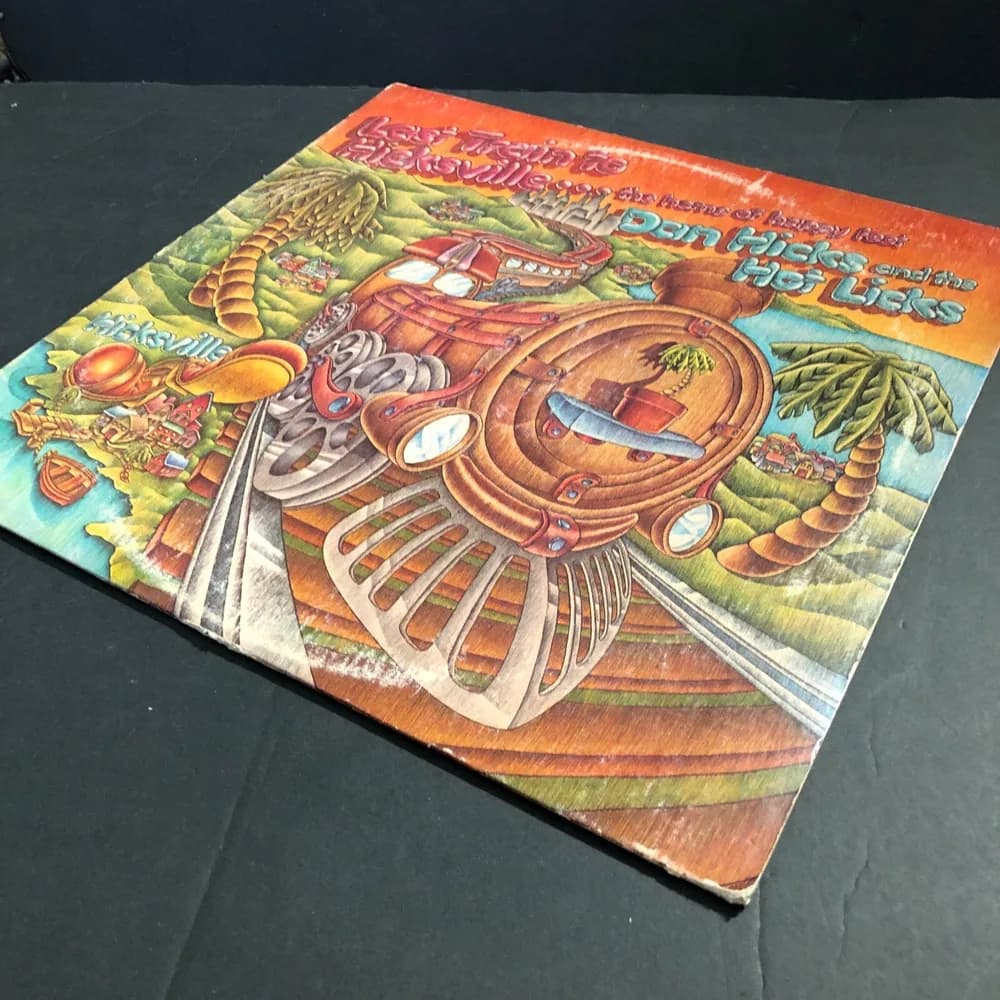 Dan Hicks "Last Train To Hicksville...The Home Of Happy Feet"  LP - Image 3