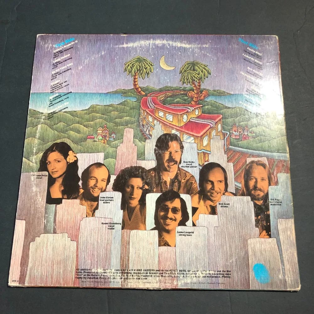Dan Hicks "Last Train To Hicksville...The Home Of Happy Feet"  LP - Image 5